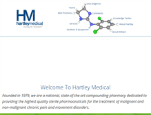 Tablet Screenshot of hartleymedical.com